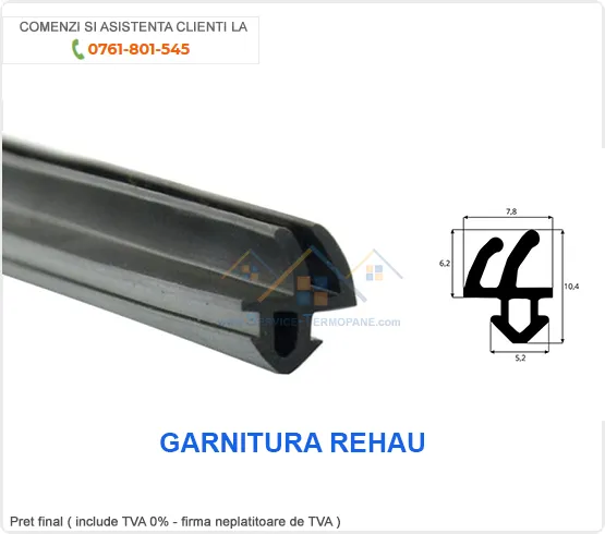 Garnitură etanșare Rehau Clasa A
